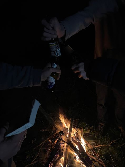 Beer Cheers Aesthetic, Aesthetic Camping, Beer Cheers, Camping Aesthetic, Friends Aesthetic, Hard Workers, Getting Drunk, 2024 Vision, Beer Lovers