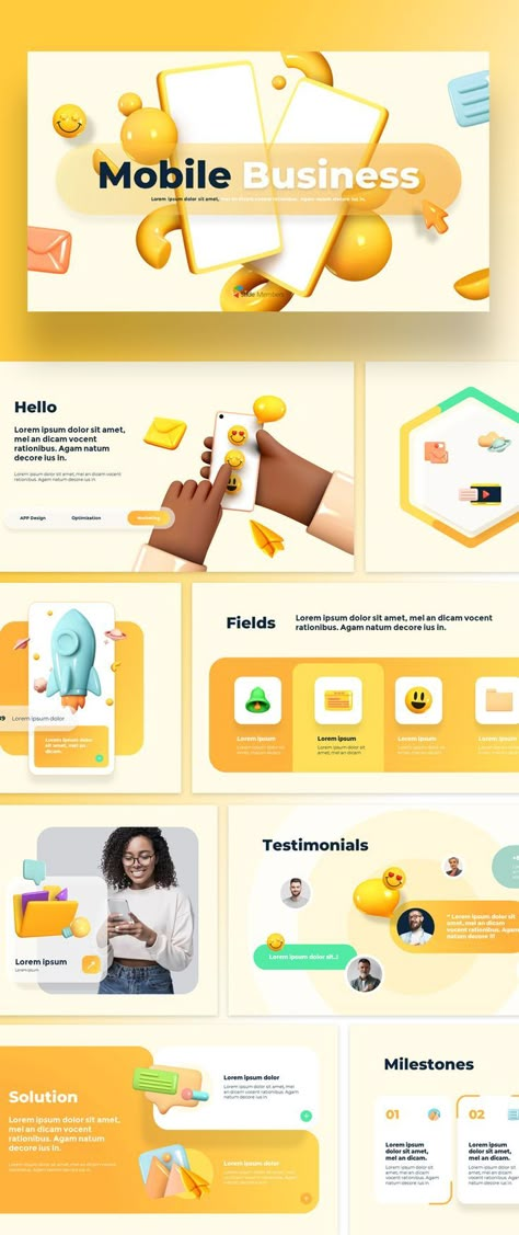 Pitch Deck Design Templates. #SlideMembers #Pitchdeck #Business #Mobile #3D #Icon #Contents #Creative #Smartphone #App #Application #Folder #Document #File #Launch #SocialMedia #SocialNetwork #Marketing #Professional #Unique #Infographics #Diagram #Introduction #Project #Portfolio #Investor #Professional #Background #Layout #Slide #Design #Multipurpose #Proposal #BestPPT #PPT #PPTdesign #freepresentation #Presentation #Templates #PowerPoint #Investordeck #PPTdeck #freePPT Design Pitch Deck, Pitch Deck Design, Presentation App, Web Design Icon, Pitch Presentation, Freelance Website, Professional Background, Presentation Board Design, Background Layout