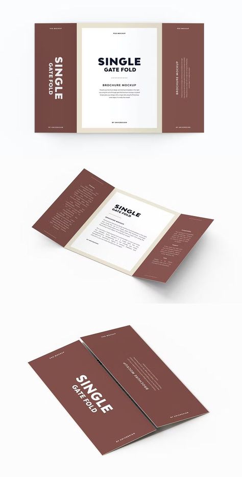 Brochure Design, Brochure Folds, Brochure Design Layout, Brochure Mockup, Graphics Layout, Fold Brochure, Brochure Layout, Brochures Mockups, Gate Design