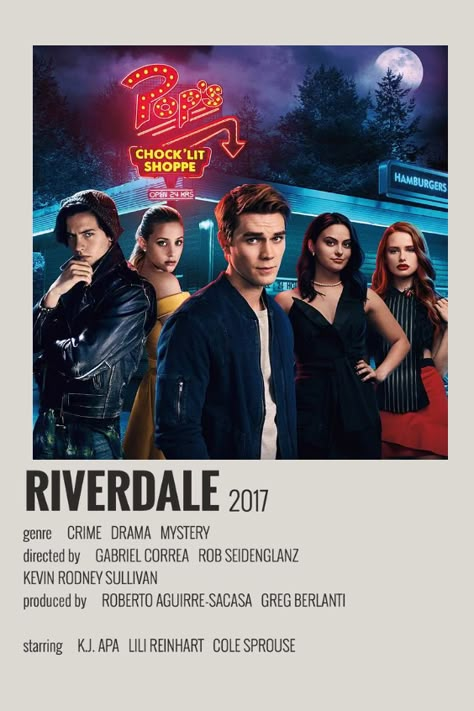 Riverdale Movie, Riverdale Series, Riverdale Poster, Archie Comics Characters, Film Polaroid, Film Netflix, Posters Minimalist, Polaroid Posters, Iconic Movie Posters