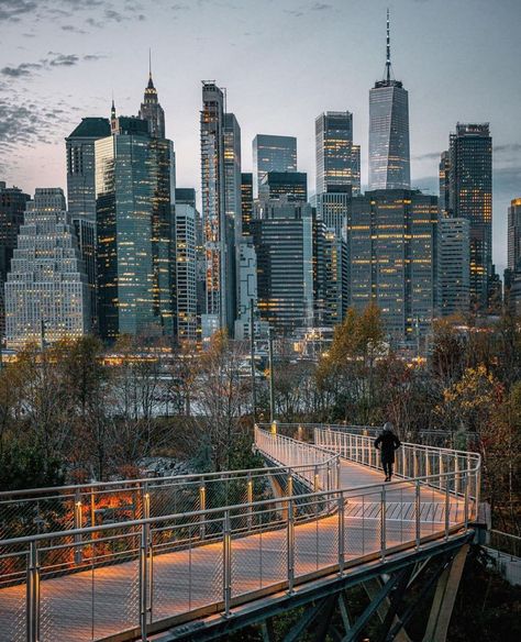 New York City on Instagram: “Who’s been on Squibb park bridge? 📸: @212sid” Squibb Park, Downtown Pictures, The Long And Winding Road, Long And Winding Road, Nyc Pics, New York City Aesthetic, Nyc Instagram, Downtown New York, Nyc Aesthetic