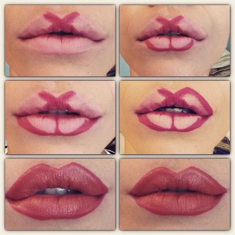 Teknik Makeup, Makeup Contouring, Halloweenský Makeup, Mekap Mata, Fuller Lips, Make Up Tutorials, Lip Makeup Tutorial, Smink Inspiration, Lip Contouring