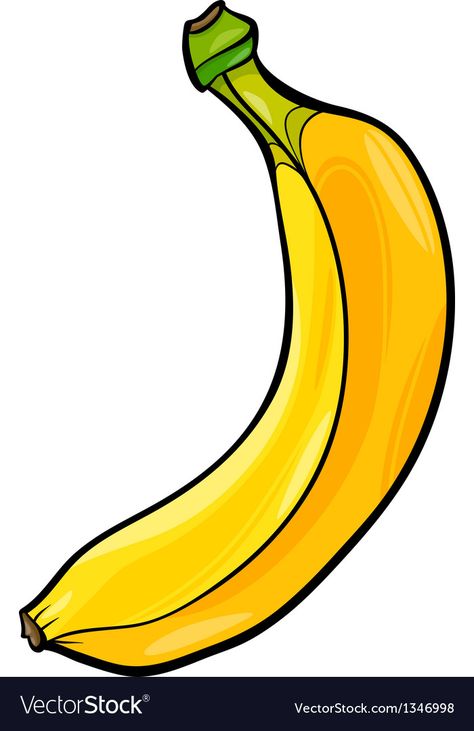 Banana Fruit Image, Banana Image, Banana Png, Banana Vector, Cartoon Objects, Banana Illustration, Banana Cartoon, Fruits And Vegetables Pictures, Cartoon Banana