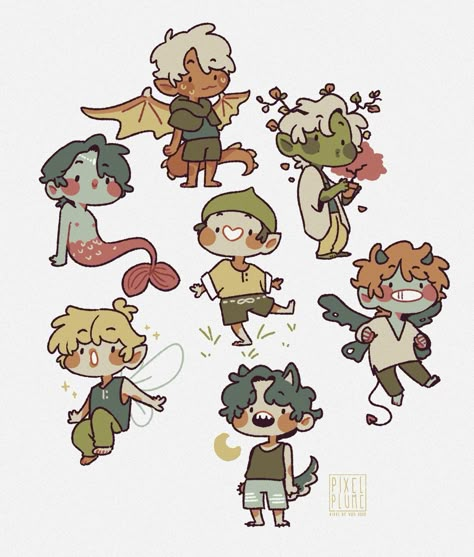 V Chibi, 타이포그래피 포스터 디자인, Arte Sketchbook, Forest Friends, Bts Drawings, Bts Art, Cartoon Character Design, Kochi, Cute Doodles