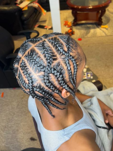 #braids #braidsformen #menshair #cornrows Pop Smock Braids Boy, Different Hairstyles Men, Popsmoke Braids Men, Mixed Men Hairstyles, Guys Braids Men Hairstyles, Creative Box Braids, Boy Hairstyles Braids, Hairstyles To Practice, Black Men Braids