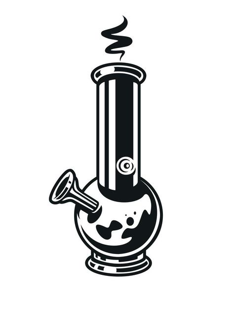 Bong Drawing, Alien Vector, Bong Bong, Glass Illustration, Tie Dye Patterns Diy, Game Card Design, Smart Art, Skull Tattoo Design, George Jones