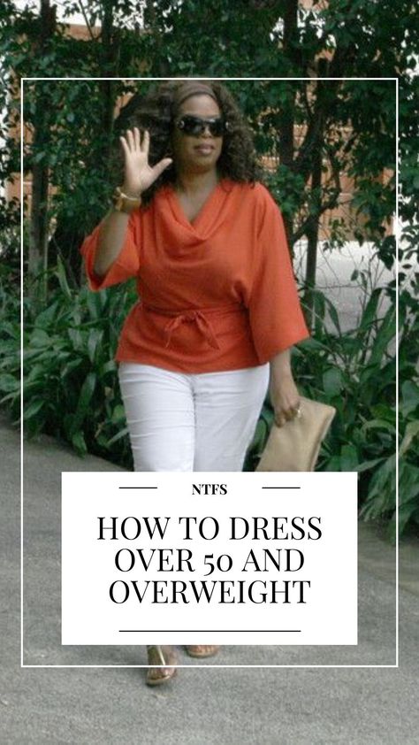 How to Dress Over 50 and Overweight? How should an overweight dress trendy? And what should 50 year olds not wear? This article offers fashionable tips and tricks on how to dress well over 50 at any weight. #style #fashion #styletips #curvyfashion Plus Size Outfits For Summer, Plus-koon Muoti, Dress Over 50, Mode Over 50, Moda Over 50, Moda Over 40, 60 Outfits, Fashion Over Fifty, Dressing Over 50