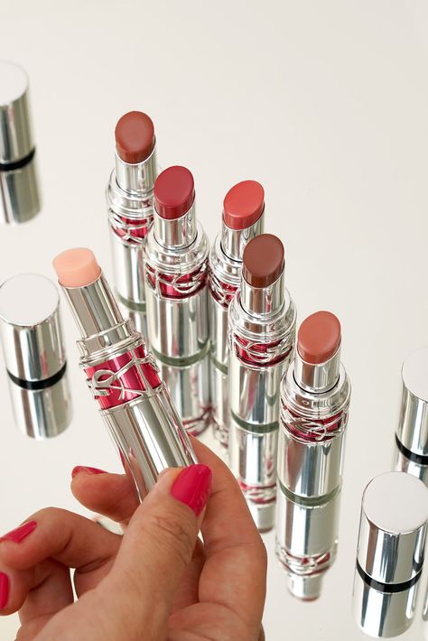 Ysl Candy Glaze, Lip Gloss Stick, Dream University, Ysl Lip, Ysl Lipstick, Ysl Makeup, Matte Nude Lipstick, Candy Lips, Lipstick Designs