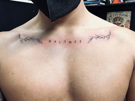 Date On Chest Tattoo, Minimal Chest Tattoo Men, Minimal Chest Tattoo, Chest Tattoo Writing, Courage Tattoos, Motivational Tattoos, Camera Tattoos, Tattoo Font For Men, Typography Tattoo