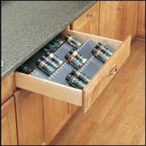 Spices drawer Spice Tray, Spice Drawer, Drawer Inserts, Rev A Shelf, Diy Kitchen Storage, Spice Storage, Spice Organization, Kitchen Hardware, Gorgeous Kitchens