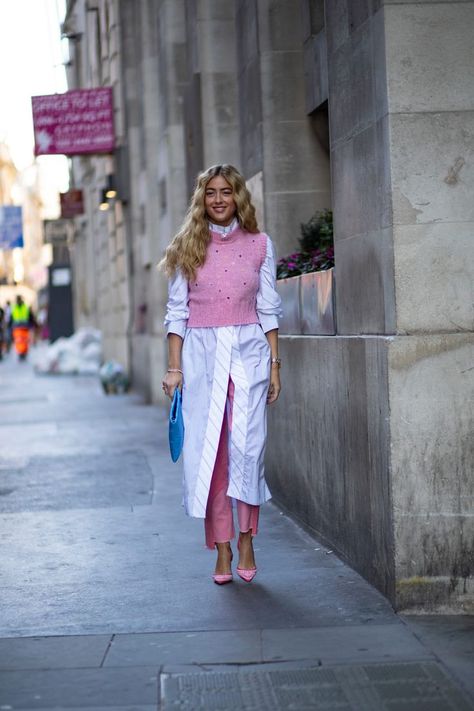 London Fashion Week Street Style, Fashion Week Spring 2020, Color Blocking Outfits, Stil Boho, Looks Street Style, Spring Street Style, Mode Inspo, Fashion Week Street Style, Cool Street Fashion