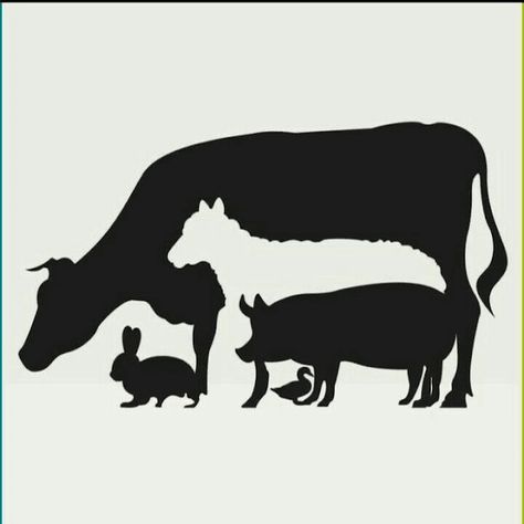 Hidden Animal Picture Puzzle Honey Logo, Animal Outline, Silhouette Cameo Crafts, Picture Puzzle, Farm Cow, Hidden Pictures, Chicken Art, Picture Puzzles, Puzzle Art