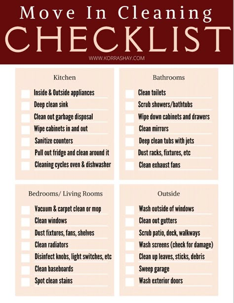 Move In Cleaning Checklist, New House Checklist, Moving Out Checklist, New Home Cleaning, Home Cleaning Checklist, Checklist New Home, Move In Checklist, First Home Checklist, Moving House Tips