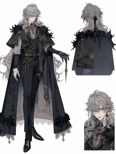 Outfits For Characters Male, Fantasy Clothes Male, Oc Outfit Ideas Male, Fantasy Outfits Design Male, Fantasy Clothing Male, Fantasy Male Outfit, Male Oc Ideas, Fantasy Prince Outfit, Male Fantasy Clothing Design