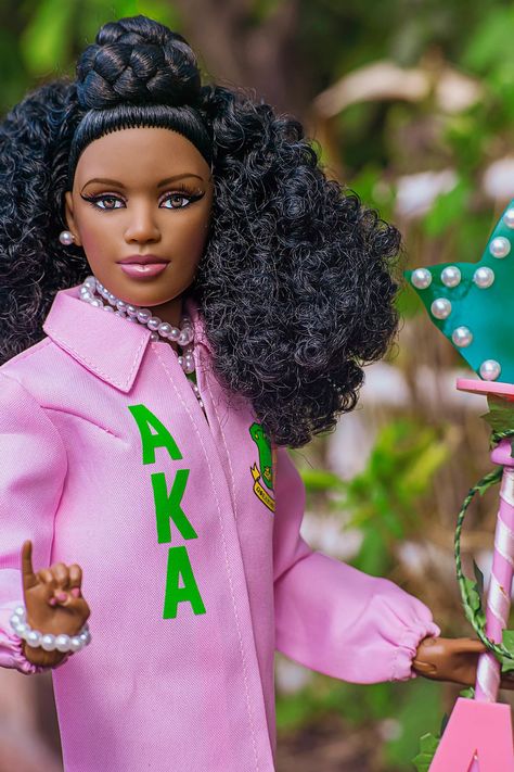 Logos, Alpha Kappa Alpha Paraphernalia, Alpha Kappa Alpha Sorority Paraphernalia, Aka Sorority Gifts, Natural Hair Doll, Skee Wee, Pink Stilettos, Aka Sorority, Alpha Kappa Alpha Sorority