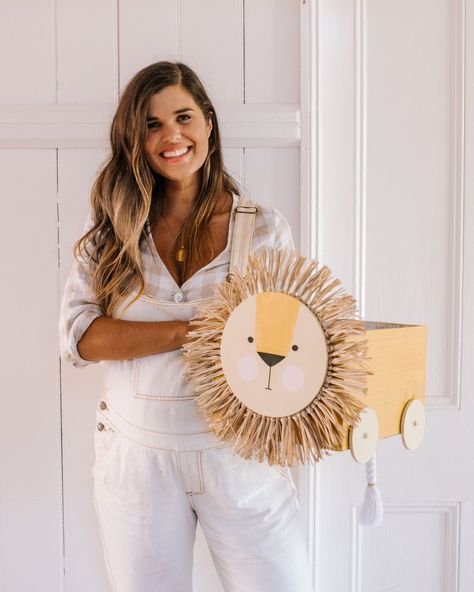 Making A Lion Toy Cart Diy Ruffle, Lion Toys, Lion Birthday, Animal Nursery Decor, Safari Theme, Safari Nursery, Safari Baby, A Lion, Boy Room