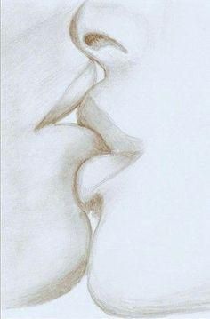 Pencil Art Love, Future Soulmate, Lips Sketch, Romantic Drawing, Body Image Art, Pencil Drawings For Beginners, Sketches Of Love, Soulmate Sketch, Couple Sketch