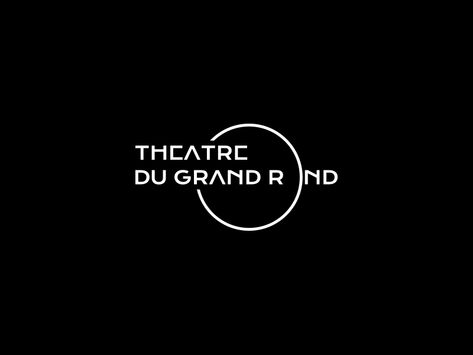 Théâtre du Grand Rond Logo by Emmeran Richard on Dribbble Theatre Logo Design, Circular Typography, Global Logo Design, Logo With Circle, Circular Logo Design, Theatre Logo, Logo Rond, Round Logo Design, Global Logo