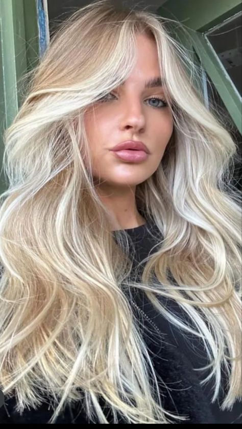 Warm Blonde Hair, Perfect Blonde Hair, Bright Blonde Hair, Summer Blonde Hair, Hair Blond, Money Piece, Dyed Blonde Hair, Blonde Hair Inspiration, Blonde Hair Shades