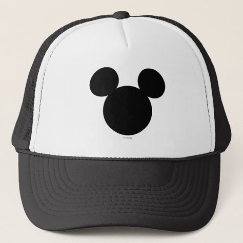 Disney Logo Black Mickey Icon Trucker Hat #Ad , #Ad, #Mickey, #Icon, #Trucker, #Black, #Shop