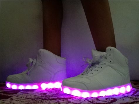 My led shoes Led Shoes, Light Up Shoes, Rainbow Birthday, Up Shoes, Light Up, High Top Sneakers, Shoe Boots, Rainbow, Led