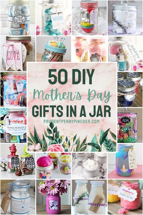 Make Mother's Day extra special with these homemade DIY Mother's Day gifts in a jar. From pampering gifts to personalized photo gifts, there are plenty of creative craft ideas to choose from that are make great DIY gifts that your mom will love. Sewing Kit Gift, Hand Soap Gift, Sellable Crafts, Gifts In A Jar, Primary Activity, Diy Jar, Gifts From Kids, Diy Mother's Day, Candy Ideas