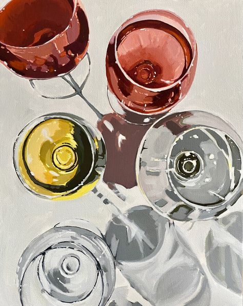 Original acrylic painting Cocktail Painting, Bar Art, A Level Art, Art Inspiration Painting, Painting Art Projects, Diy Canvas Art, Funky Art, Kitchen Art, Pretty Art