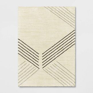 Target's Top Rug Picks : Target Geo Rug, Writing Desk With Drawers, Rug Cream, Wood Writing Desk, Chenille Throw, Nursery Room Inspiration, Project 62, Baby Room Design, Modernist Design