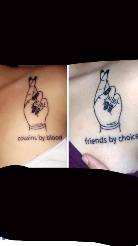 Matching Cousin Tattoos, Matching Tattoos For Siblings, Wrist Tattoos Words, Brother And Sister Tattoo Ideas, Sister Tattoo Ideas, Cousin Tattoos, Maching Tattoos, Matching Friend Tattoos, Cute Matching Tattoos