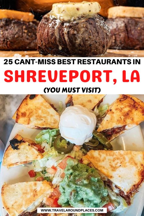 25 Can’t Miss Best Restaurants in Shreveport Louisiana You Must Visit | best restaurants in Shreveport | italian restaurants in Shreveport | seafood restaurants in Shreveport | places to eat in Shreveport | unique restaurants in Shreveport | good restaurants in Shreveport | #restaurant #italianrestaurant #foodlover Things To Do In Shreveport Louisiana, Good Restaurants, Burger Places, Shreveport Louisiana, Broken Egg, Seafood Restaurants, Italian Restaurants, Louisiana Recipes, Unique Restaurants