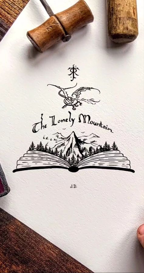 Lotr Tattoo I Am No Man, Lord Of The Rings Book Tattoo, Gandalf Drawing, The Hobbit Tattoo, Lotr Drawings, Phomemo Ideas, Lord Of The Rings Drawing, Lotr Sleeve, Gandalf Tattoo