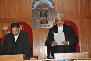 DHARMSHALA DATE LINE: Justice D.C. Chaudhary Sworn-in as Judge of the H.P. High Court of H.P High Court