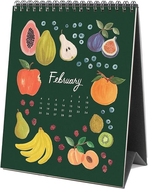 Amazon.com: RIFLE PAPER CO. 2024 Fruit Stand Desk Calendar - 12 Month Dated Calendar, Beautiful Fruit Illustrations, 6" L x 7.5" W, Double Spiral with Attached Stand to Prop Up on Desk : Office Products Study Calendar, Appointment Calendar, Fruit Stand, Festivals Around The World, Gift Wrap Tags, Flower Festival, Stand Desk, Fruit Stands, Beautiful Fruits