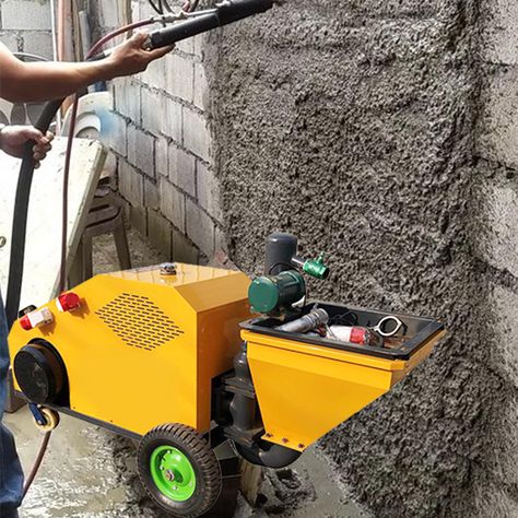 Electric Wall Cement Mortar Spraying Plastering Rendering Machine Automatic 380V 50HZ Provided Long Lifetime 170M3/H 2.5M2/H 2.2 https://m.alibaba.com/product/1600785909056/Electric-Wall-Cement-Mortar-Spraying-Plastering.html?__sceneInfo={"cacheTime":"1800000","type":"appDetailShare"} Spray Plaster, Plaster Walls, Cement, Electricity, Spray, Engineering, Wall, Furniture, Quick Saves