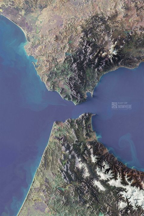 Fictional Country, World Geography Map, Strait Of Gibraltar, Nasa History, Geography Map, Amazing Maps, Sea Level Rise, World Geography, Exotic Places