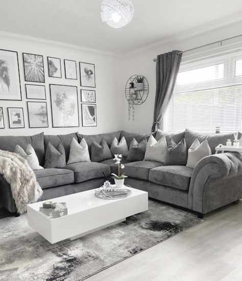 30 Grey Couch Living Room Ideas For Every Style Gray Sofa Living, Gray Living Room Design, Grey Sofa Living Room, Grey Living Room, Grey Couch Living Room, Living Room Decor Gray, Apartment Living Room Design, Black Living Room, Dream Apartment Decor