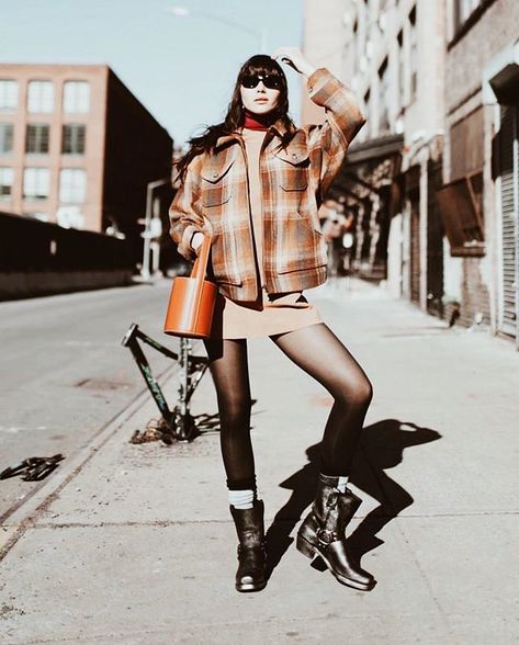 @natalieoffduty in the Jordyn Coat and Harness 8R Boots | The Frye Company Frye Harness Boots, The Frye Company, Harness Boots, Boots Outfit, Made In The Usa, Online Clothing, Rocker, Winter Outfits, Fall Outfits