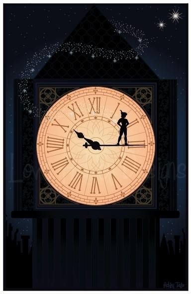 Peter Pan Clock Tower (I want this on a canvas) Images Disney, Wallpaper Ipad, Never Grow Up, Tinker Bell, Lost Boys, Clock Tower, Disney Dream, Disney And Dreamworks, Disney Animation