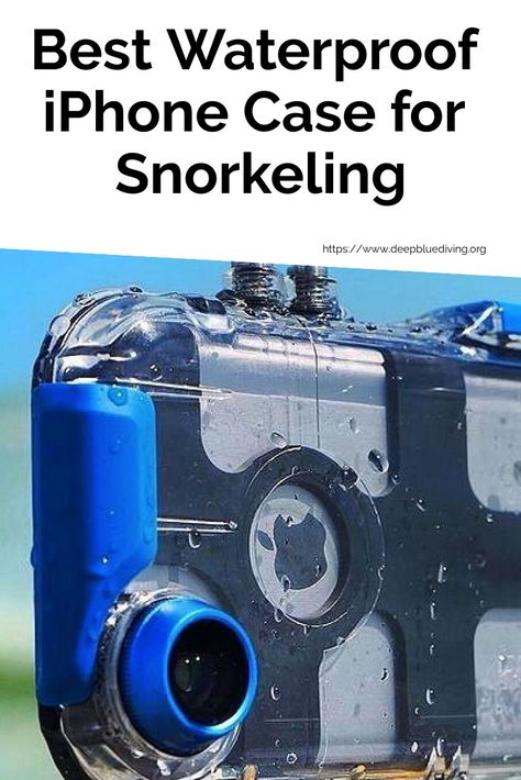 Capturing the maritime wildlife and scenery underwater is awesome when you're snorkeling. Use your iPhone in a waterproof case makes it easy! https://www.deepbluediving.org/best-waterproof-iphone-case-for-snorkeling/ #iphone #snorkeling #waterproofcase Waterproof Cases Iphone, Snorkeling Pictures, Waterproof Phone Case, Scuba Dive, Gopro Camera, Social Media Apps, Waterproof Phone, Waterproof Bags, Water Proof Case