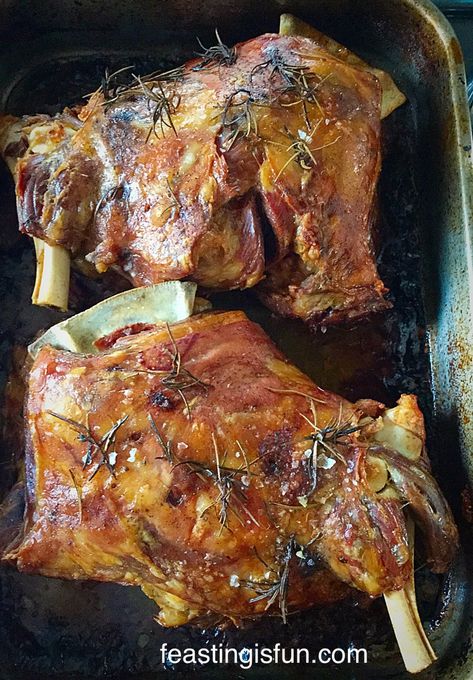 GF Slow Roasted Lamb Shoulder Roasted Lamb Shoulder, Slow Roasted Lamb, Slow Roasted Lamb Shoulder, Lamb Roast Recipe, Lamb Shoulder Roast, Lamb Shank Recipe, Slow Roast Lamb, Goat Recipes, Lamb Steaks