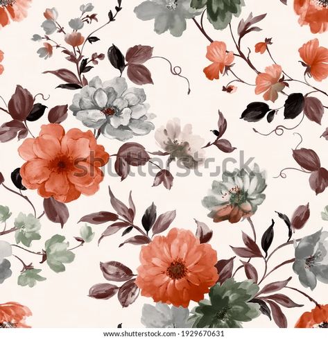 Upholstery Fabric Designs Floral Patterns Stock Illustration 1929670631 | Shutterstock Watercolor Flowers Pattern, Watercolor Floral Pattern, Flower Pattern Design, Reverse Image Search, Flower Art Images, Fabric Designs, Abstract Drawings, Digital Flowers, Bunch Of Flowers