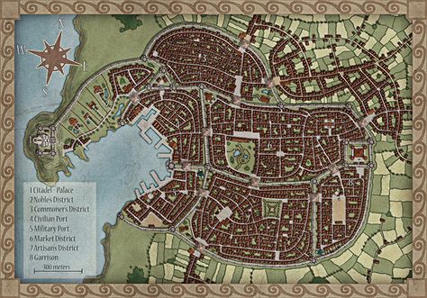 C:UsersHemmaCreative Cloud FilesChaseCity.FCW Lost Mines Of Phandelver, Drawing Maps, Rpg Wallpaper, Fantasy Cities, Water City, Fantasy City Map, Village Map, Map Layout, Imaginary Maps