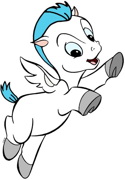 Disney Hercules Pegasus, Pegasus Tattoo Hercules, Baby Disney Characters Drawings, Disney Sidekicks Drawing, Disney Characters Drawings, Pegasus Disney, Pegasus Hercules, Hercules Pegasus, Hercules Characters