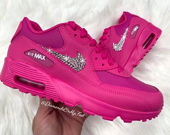 Nike Shoes Photo, Womens Nike Air Max 270, Bling Nike Shoes, Swarovski Nike, Nike Air Force 1 Custom, Purple Sneakers, Air Max Thea, Nike Air Max Thea, Nike Shoes Air Max