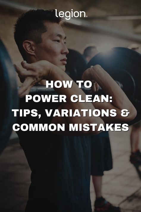 This power clean form guide will teach you how to do the power clean, hang power clean, dumbbell power clean, power clean and jerk, and more! https://bit.ly/3vFW1fE Power Clean Technique, Power Clean Workout, Hang Clean, Olympic Weightlifting, Front Squat, Power Clean, Health And Fitness Articles, Fitness Articles, Muscle Groups