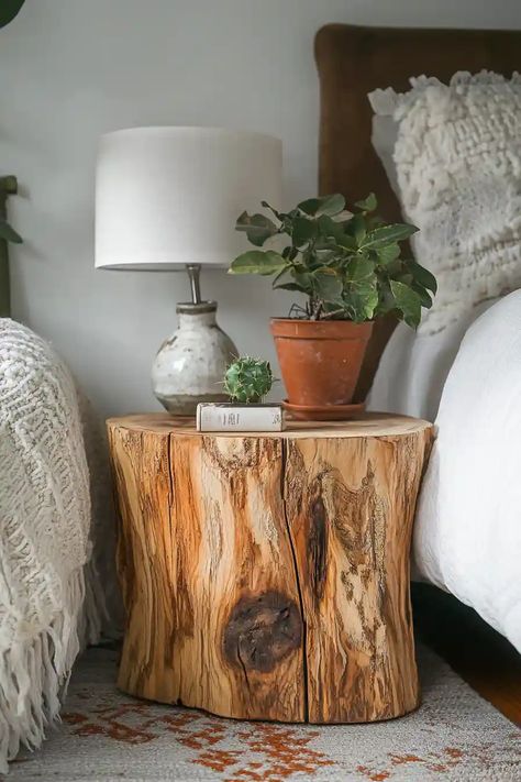 17 Creative Nightstand Ideas for Small Spaces - DailyHomeSafety Creative Nightstand Ideas, Creative Nightstand, Quirky Diy, Nightstand Ideas, Ideas For Small Spaces, Small Bedroom, Minimalist Design, Small Spaces, Diy Projects