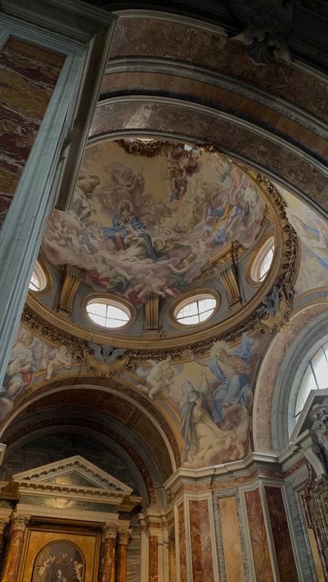 old money aesthetic fresco ceiling roman church Old Roman Aesthetic, Southern Gothic Aesthetic, Money Background, Roman Church, Church Aesthetic, Southern Gothic, Gothic Aesthetic, Money Aesthetic, Old Church