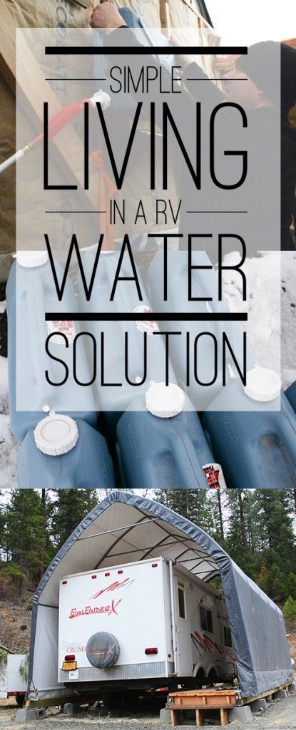 GENIUS water hack for living off the grid in an rv! Great for anyone starting their homestead from scratch, or even boondocking. Living In A Rv, Rv Solar Power, Rv Camping Checklist, Living Off The Grid, Rv Camping Tips, Dry Camping, Rv Solar, Rv Water, Trailer Living