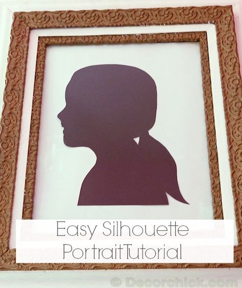 How To Make A Silhouette Portrait {Old School Style} Silouttes Art, Silhouette Portrait Projects, Diy Silhouette, Portrait Tutorial, Kids Silhouette, Silhouette Pictures, Old School Style, Silhouette Photos, Stay With Me