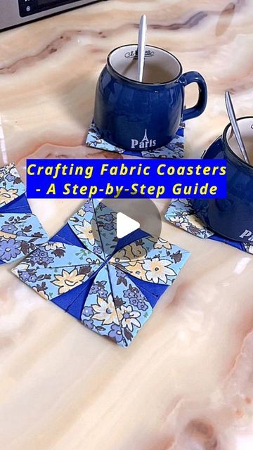 All Girls' Things on Instagram: "Crafting Fabric Coasters- A Step-by-Step Guide #coasters #teacoaster #watercoaster #FabricCoasters #diyhacks #timelessstyle #diygiftsandcrafts  #sewingtutorial #craftingtogether #patchworklovers #CraftingCommunity #fabriccraft #NationalCreativityDay #beginnersewing #makingvideo #crafts #selfimprovementdaily #handcraft #howto #patchworkdesign #sewinghacks #Handmade #satisfyingvideosdaily" Tela, Patchwork, Easy Quilted Coasters, Costers Diy Fabric, How To Sew Coasters, Fabric Coasters Pattern, Christmas Coasters Fabric, Diy Coasters Fabric, Fabric Coasters Diy Free Pattern